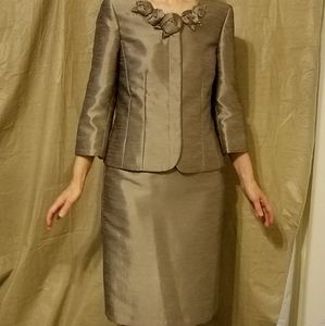 Kasper Champagne Skirt Suit